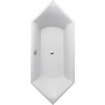 Baignoire SQUARO duo hexagonale 1900x800 blanc réf. UBQ190SQR6V-01