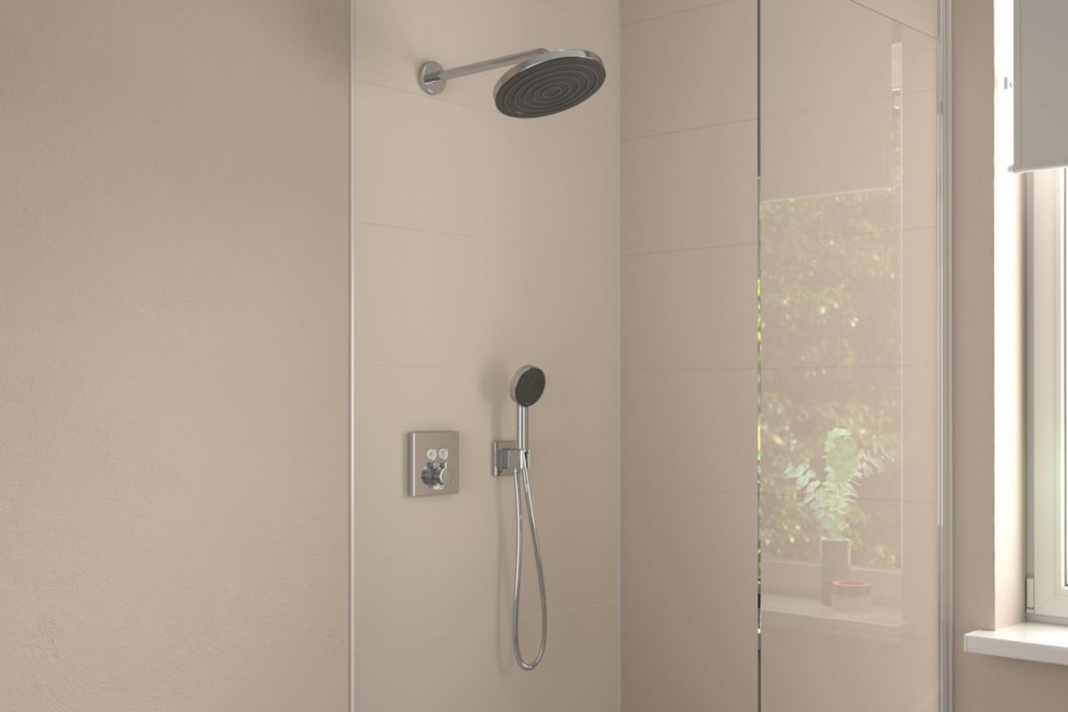 hansgrohe Pulsify S Pack encastré avec mitigeur thermostatique ShowerSelect, Chrome