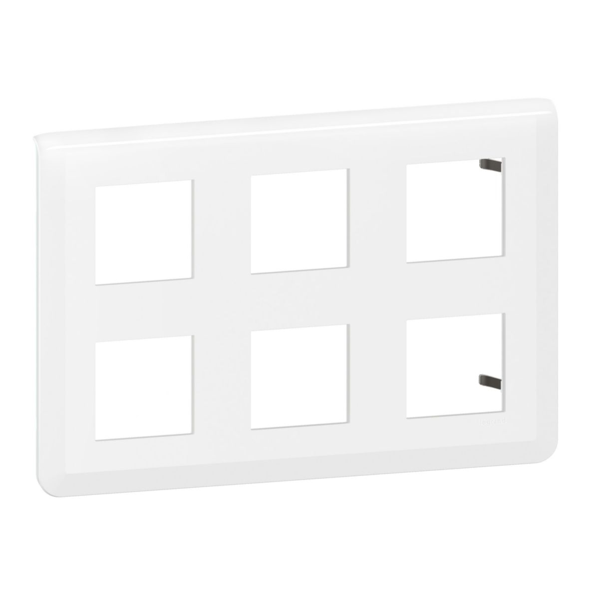 Legrand - plaque de finition Mosaic pour 2 x 3 x 2 Modules blanc Réf. 078832L