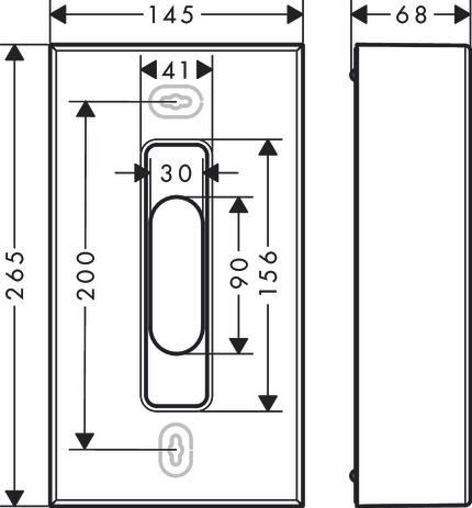 AXOR Universal Circular Distributeur de mouchoirs en papier, Laiton brossé