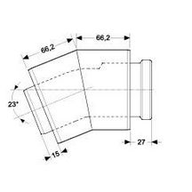 Coude 23 condens 60 / 100 00 20080987 Réf. 0020242079