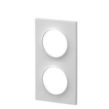 Odace plaque styl blanc 2 postes Réf S520704