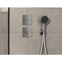 hansgrohe ShowerSelect Comfort E Set de finition pour mitigeur thermostatique encastré avec 1 fonction, Chrome