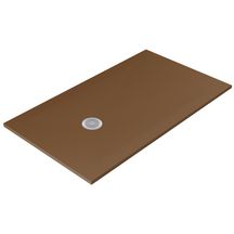 Receveur de douche Neo Plus Kromat Ardoise 90x120 angulaire Brownie Réf. SNES0558-BRO