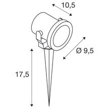 Lampe à Led Nautilus 35W inox - Réf. 229740