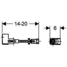 Set de fixations pour montage DUOFIX II en angle Réf. 111.835.00.1