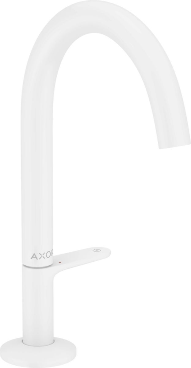 AXOR One Mitigeur de lavabo Select 170, bonde Push-Open, Blanc mat