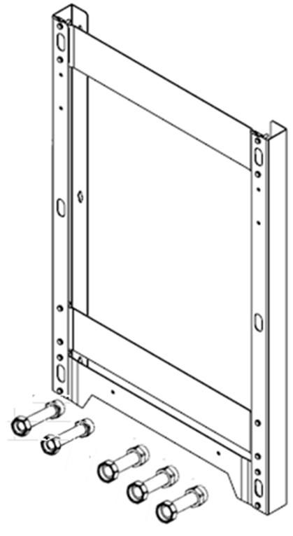 NF-Cadre écarteur 55mm pour installation sur colonne montante pour Niagara C/Clas B One Max