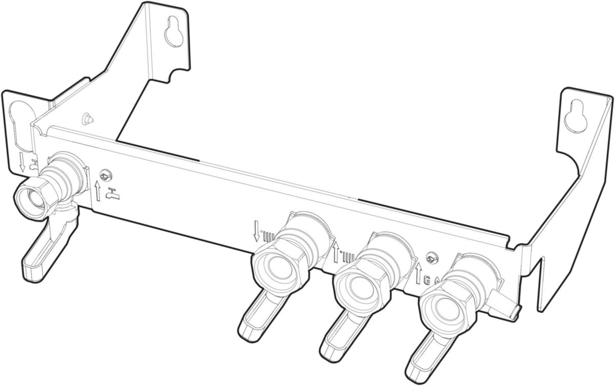 NF-Barrette nouvelle installation pour Niagara C/Clas B One Max Réf. 3319577