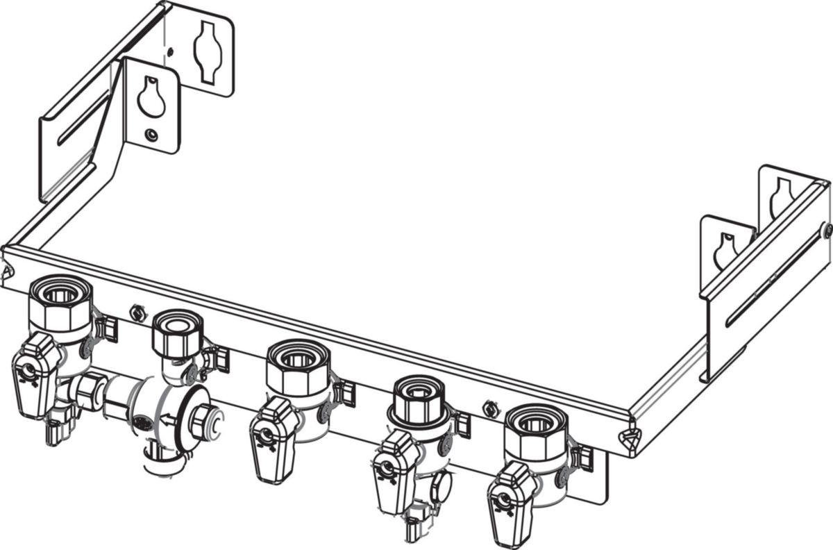 NF-Barrette nouvelle installation pour Urbia/Clas B One Plus Réf. 3319570