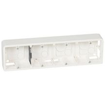 Cadre saillie Mosaïc pour support réf. 802 54 prof 40 mm 10 ou 4x2 modules horizontaux Ref.080284