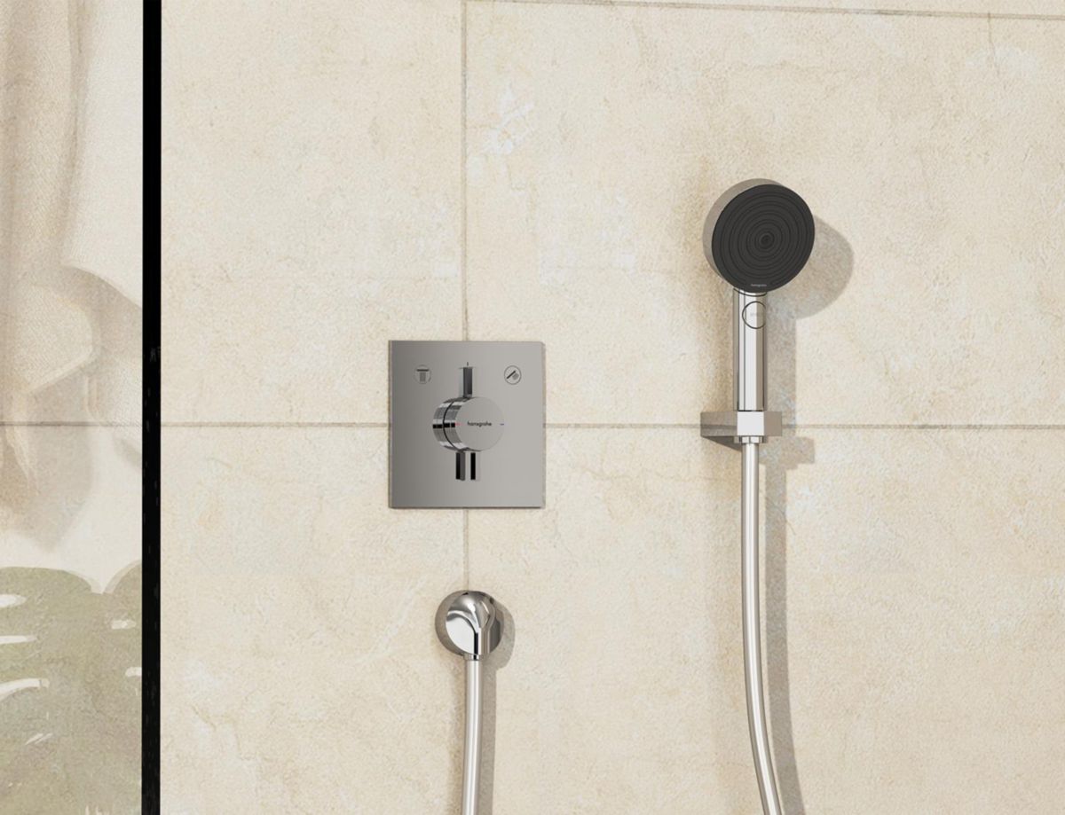 hansgrohe DuoTrun E Set de finition iBox 2, mécanique encastré 2 fonctions