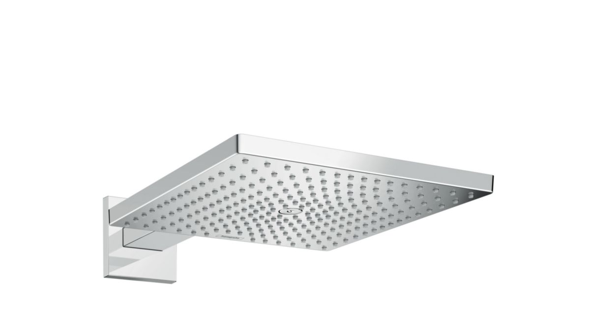 hansgrohe Raindance E Douche de tête 300 1jet avec bras de douche, Aspect doré poli