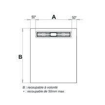 Sol de douche prêt à carreler Panodur Lineal 900x1500 sans bonde 370057