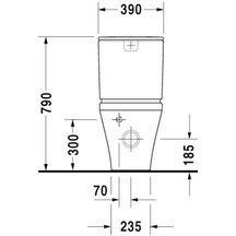 Cuvette vario 72cm Durastyle blanc Wondergliss réf. 21560900001