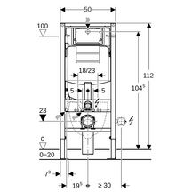 Bâti-support applique DUOFIX PLUS UP320 H : 112 cm réf. 111303005