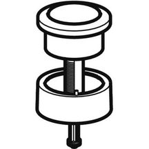 Bouton chromé pour Impuls590 réf. 241.820.21.1