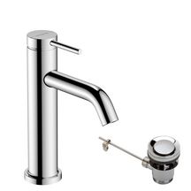 hansgrohe Tecturis S Mitigeur de lavabo 110 avec tirette et vidage, Chrome