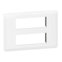 Legrand - plaque de finition Mosaic pour 2 x 6 Modules blanc Réf. 078836L