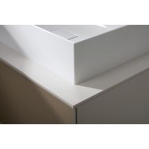 hansgrohe Xevolos E Lavabo à poser 600/480 sans trop plein ni trou pour robinet, SmartClean, Blanc