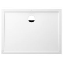 Receveur de douche FUTURION FLAT rectangulaire en quaryl bonde diamètre 9 cm 140 x 90 x 2,5 cm Réf. UDQ1490FFL2V-01