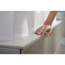 hansgrohe Xevolos E Lavabo à poser 600/480 sans trop plein ni trou pour robinet, SmartClean, Blanc