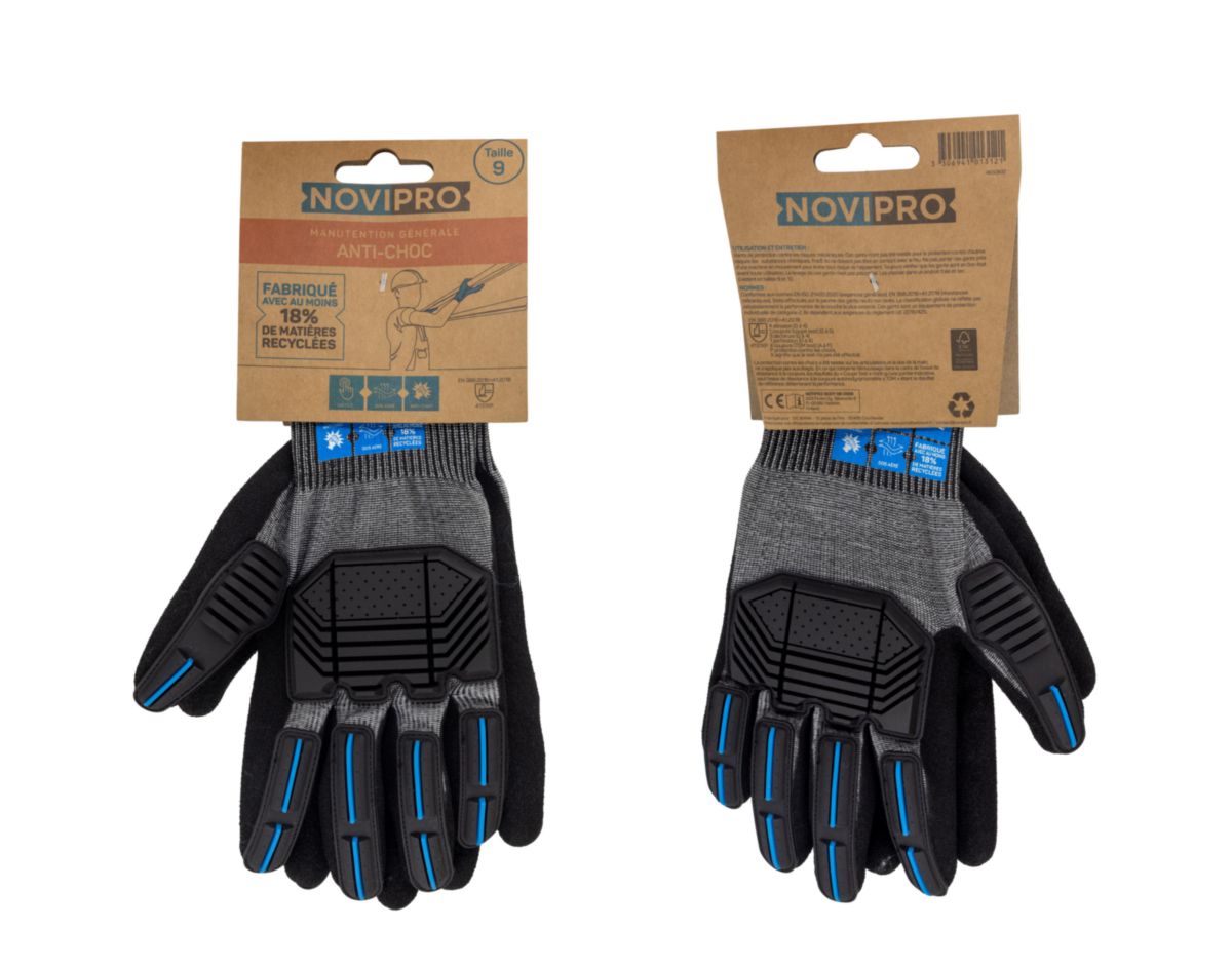 Gants anti-chocs T9 Novipro