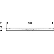 Receveur RENOVA AP 100 x 90 mm AGL blanc Réf 00726900000AG3