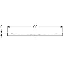 Receveur RENOVA AP 120 x 90 mm AGL blanc Réf 00727900000AG3