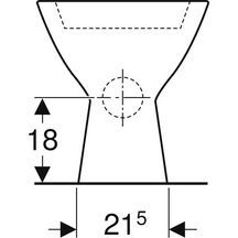 Cuvette BASTIA sortie horizontale réf. 347500000