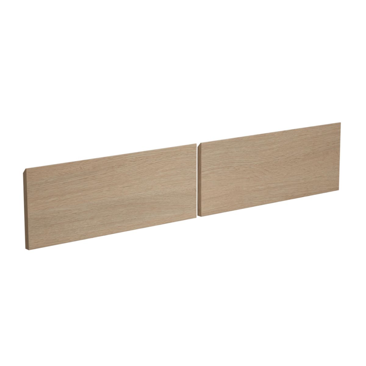 Lot de 2 façades tiroirs pour meuble sous-vasque EVERY DAY Alterna 120cm bois classique