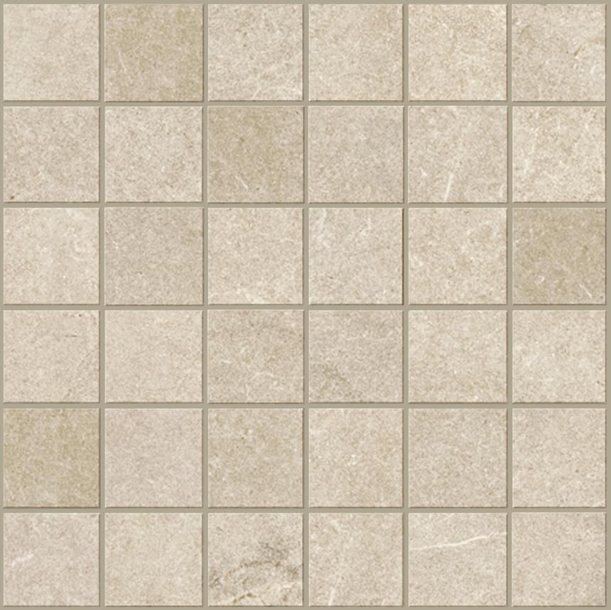 Grès cérame Monocibec Pietre Naturali gerusalem stone mosaique 4,7x4,7 30x30cm