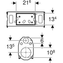 Kit coupe-feu pour bâti-support Duofix pour WC suspendu Sigma/Delta 12 cm EI60 Ref : 111.283.00.1