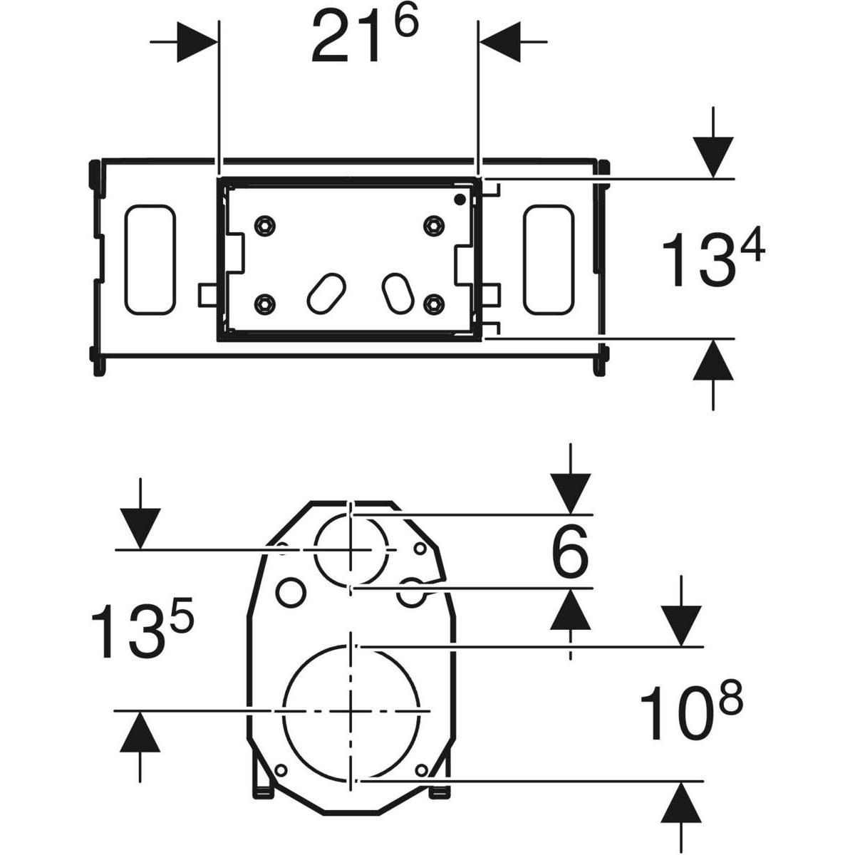 Kit coupe-feu pour bâti-support Duofix pour WC suspendu Sigma/Delta 12 cm EI60 Ref : 111.283.00.1