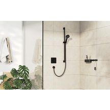 hansgrohe DuoTurn Q Set de finition pour mitigeur mécanique encastré, Noir mat