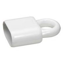 Prolongateur 2P 6A anneau plastique blanc Ref 050166