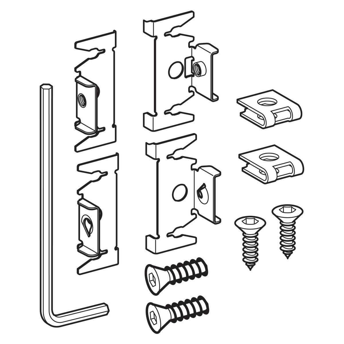 Set de fixation Réf. 241.877.00.1