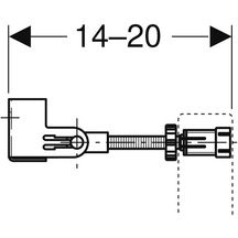 Set de fixations pour montage DUOFIX II en angle Réf. 111.835.00.1