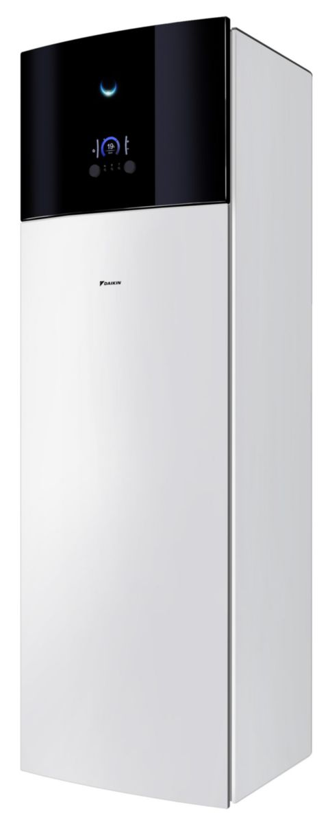 Unité au sol DAIKIN Altherma 3 R F taille 4 version 180L 2 zones MT au sol avec ballon ECS et chauffage d'appoint intégrés Réf. EHVZ04S18E6V