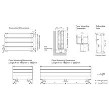 Radiateur décoratif Chorus H10 8 T080 001 C50 R9016, Puissance: 522W (Blanc RAL9016) Réf. 8SH10080