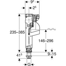 Robinet flotteur IMPULS 360, alimentation par le bas (Fors) réf. 281.214.00.1