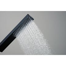 hansgrohe Pulsify E Douchette bâton 100 1 jet EcoSmart, Noir mat