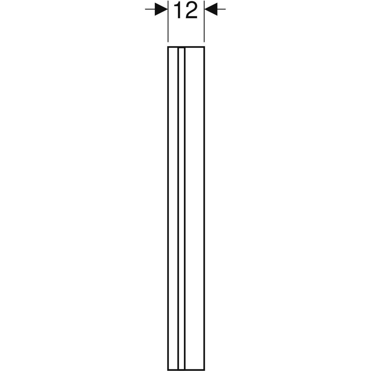 Couvre-joint latéral gauche pour stalle MONTCEAU Lg : 106 cm Céramique Blanc réf. 736000000