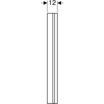 Couvre-joint latéral droit pour stalle MONTCEAU Lg : 106 cm Céramique Blanc réf. 737000000