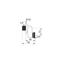 Raccords contre-coudés 32mm mâle 15x21 mâle 20x27 (lot de 2) Réf : 852027.2P