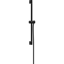 hansgrohe Unica Barre de douche Pulsify S 65 cm avec flexible de douche, Noir mat