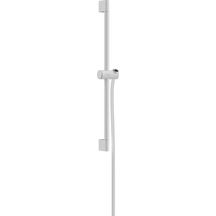 hansgrohe Unica Barre de douche Pulsify S 65 cm avec flexible de douche, Blanc mat