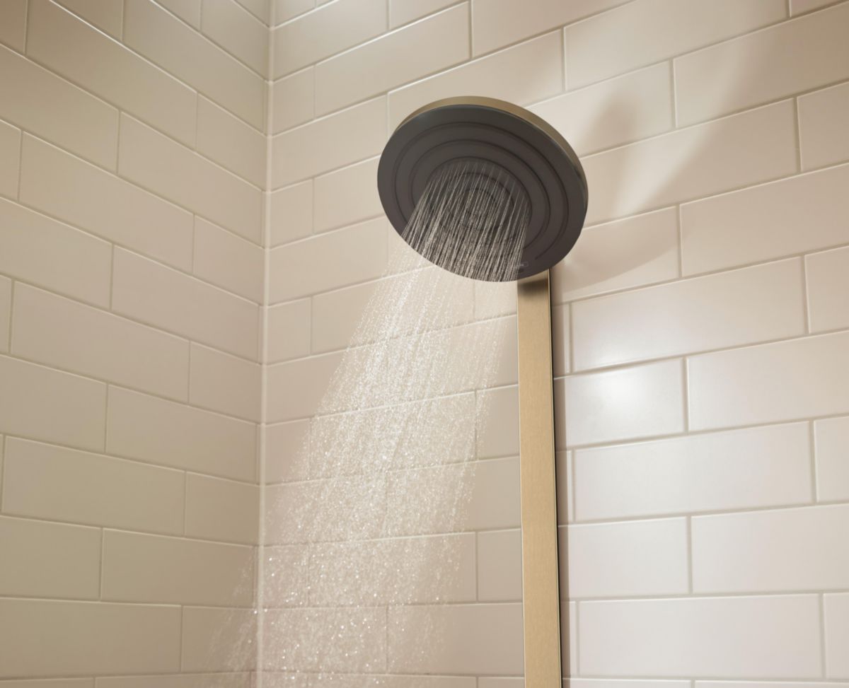 hansgrohe Pulsify S Colonne de douche 260 2jet avec mitigeur thermostatique ShowerTablet Select 400, Bronze brossé