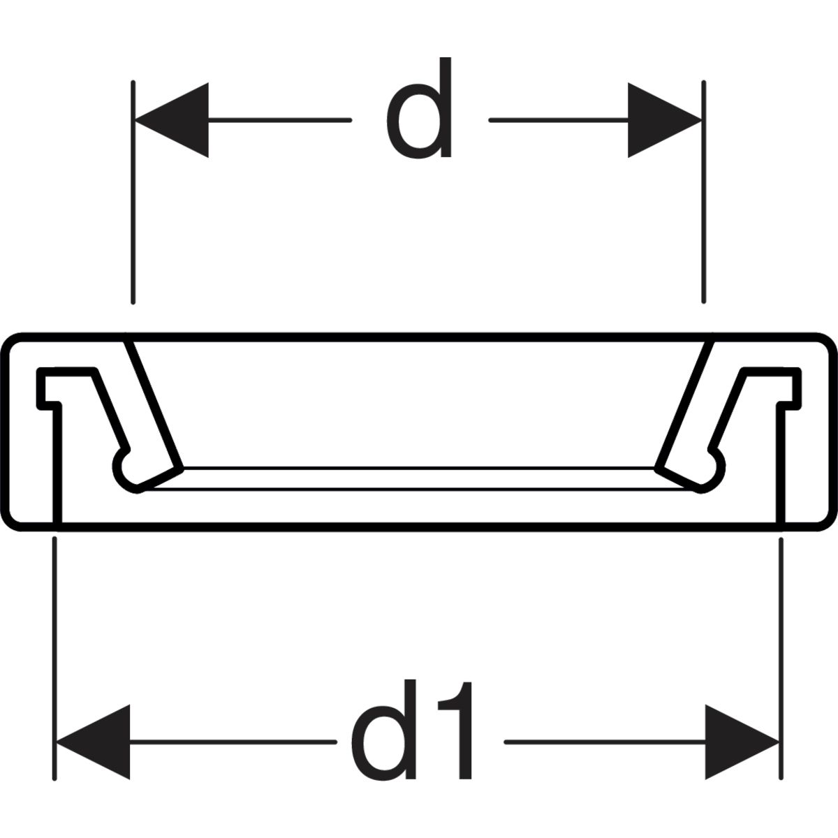 Joint à lèvres 150 x 102 mm Réf 152.424.00.1