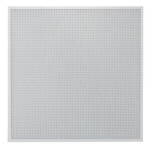 DFZ-R 600L S/R D 200 - diffuseur perf.repr+plenum d200 lat - Grille de reprise 600x600 mm avec filtre et sans registre - Système PUSH KLIN